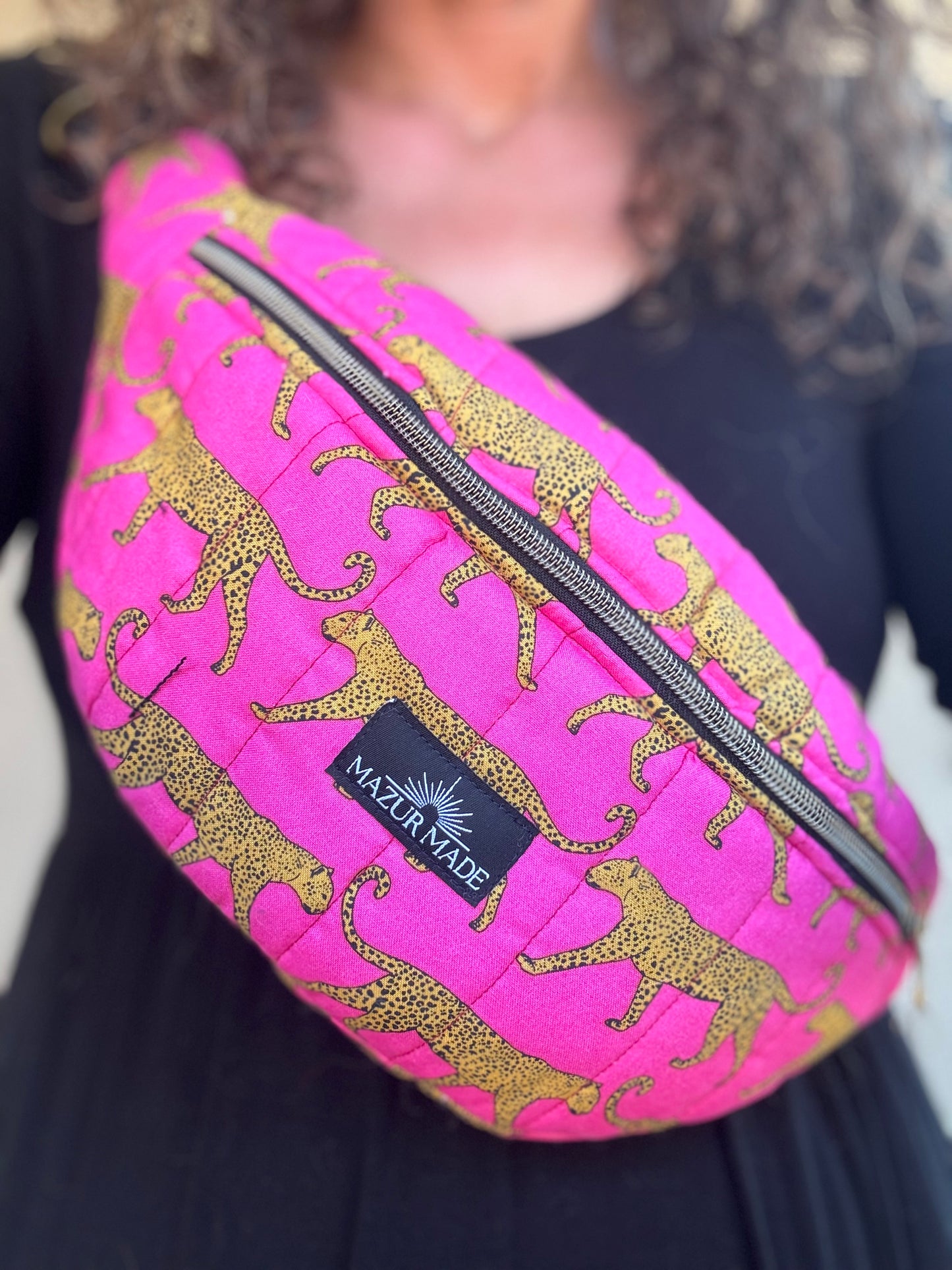 Hot Pink Quilted Fanny Pack – Cheetah Parade