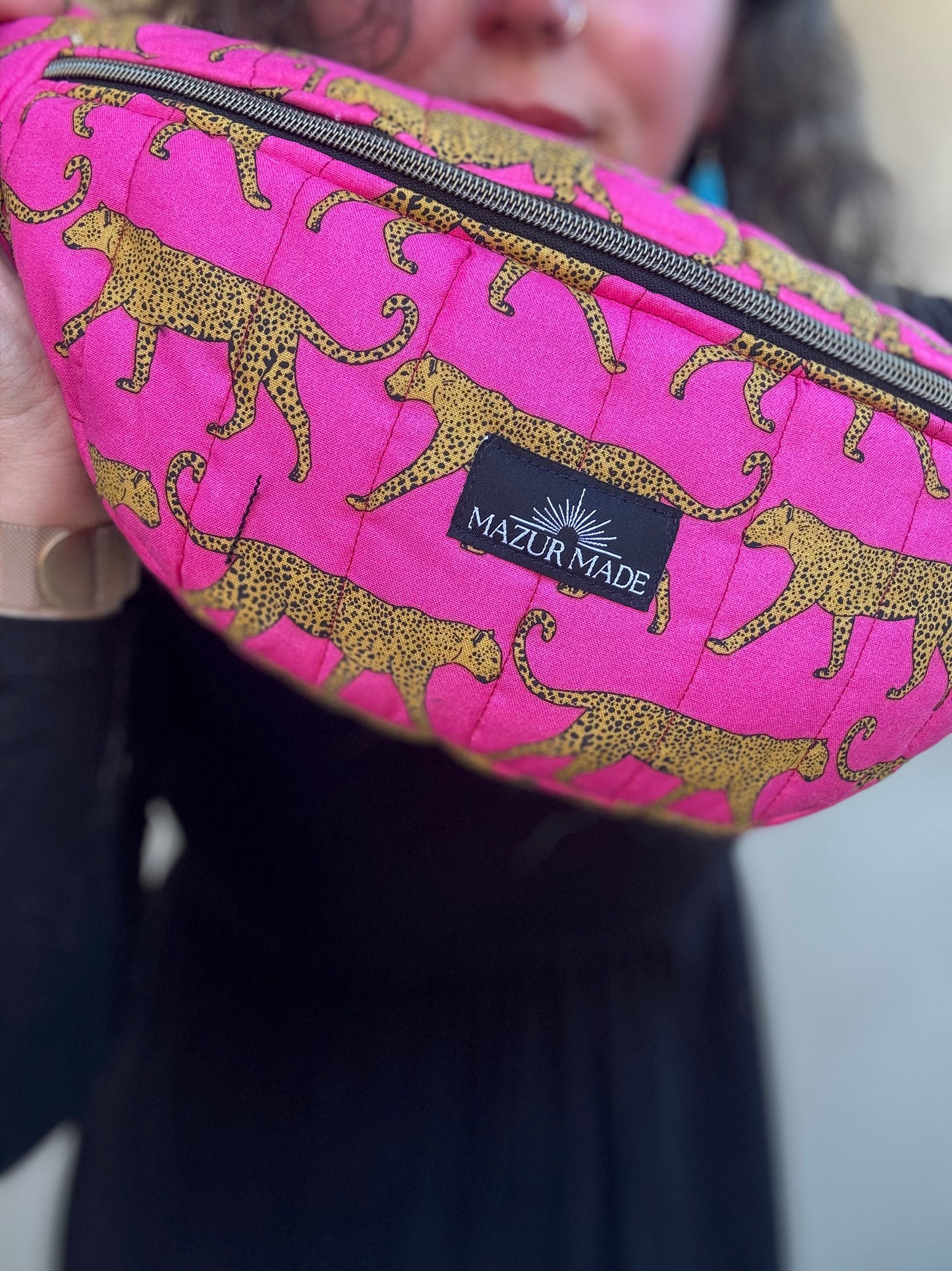 Hot Pink Quilted Fanny Pack – Cheetah Parade
