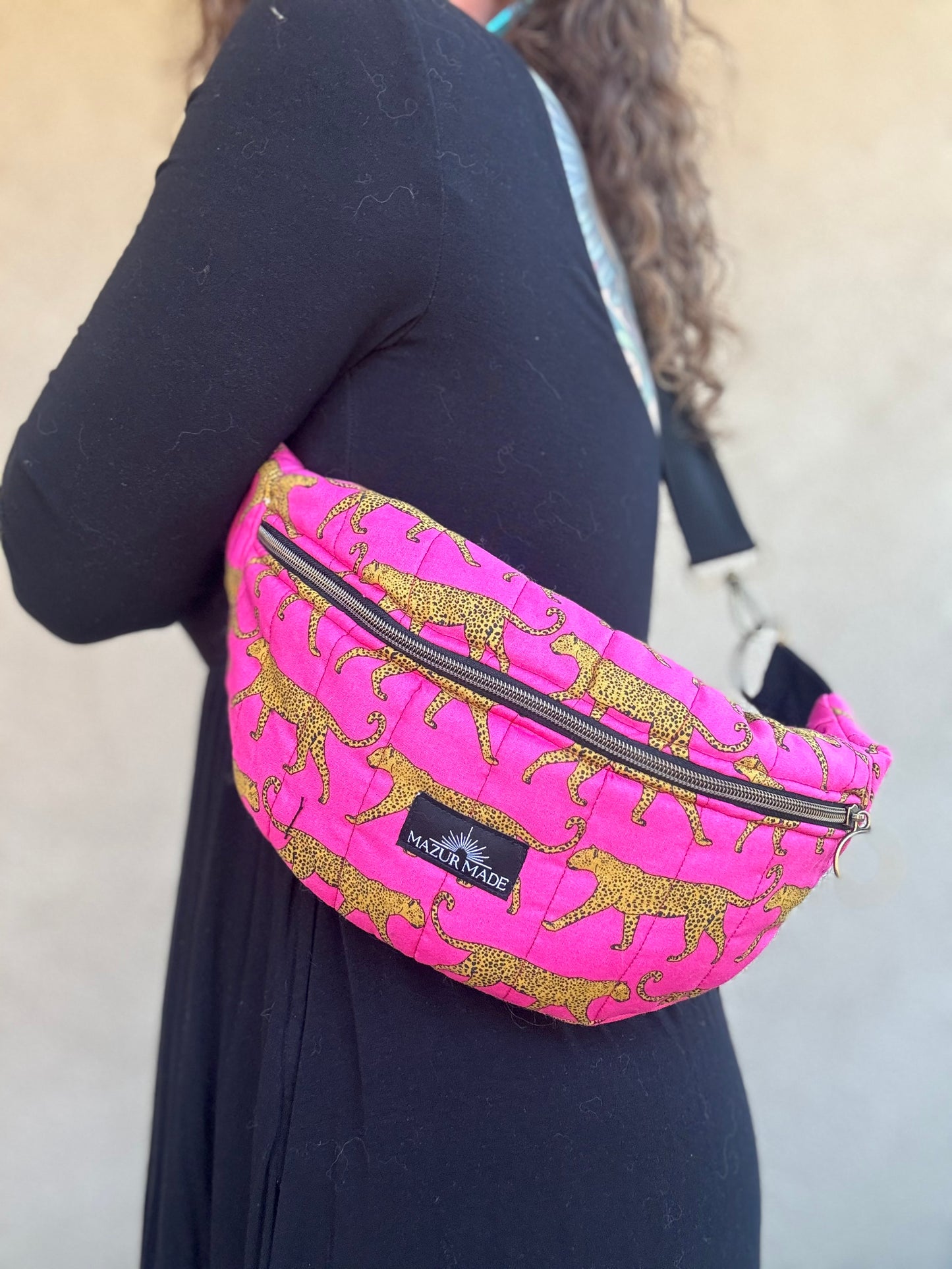 Hot Pink Quilted Fanny Pack – Cheetah Parade