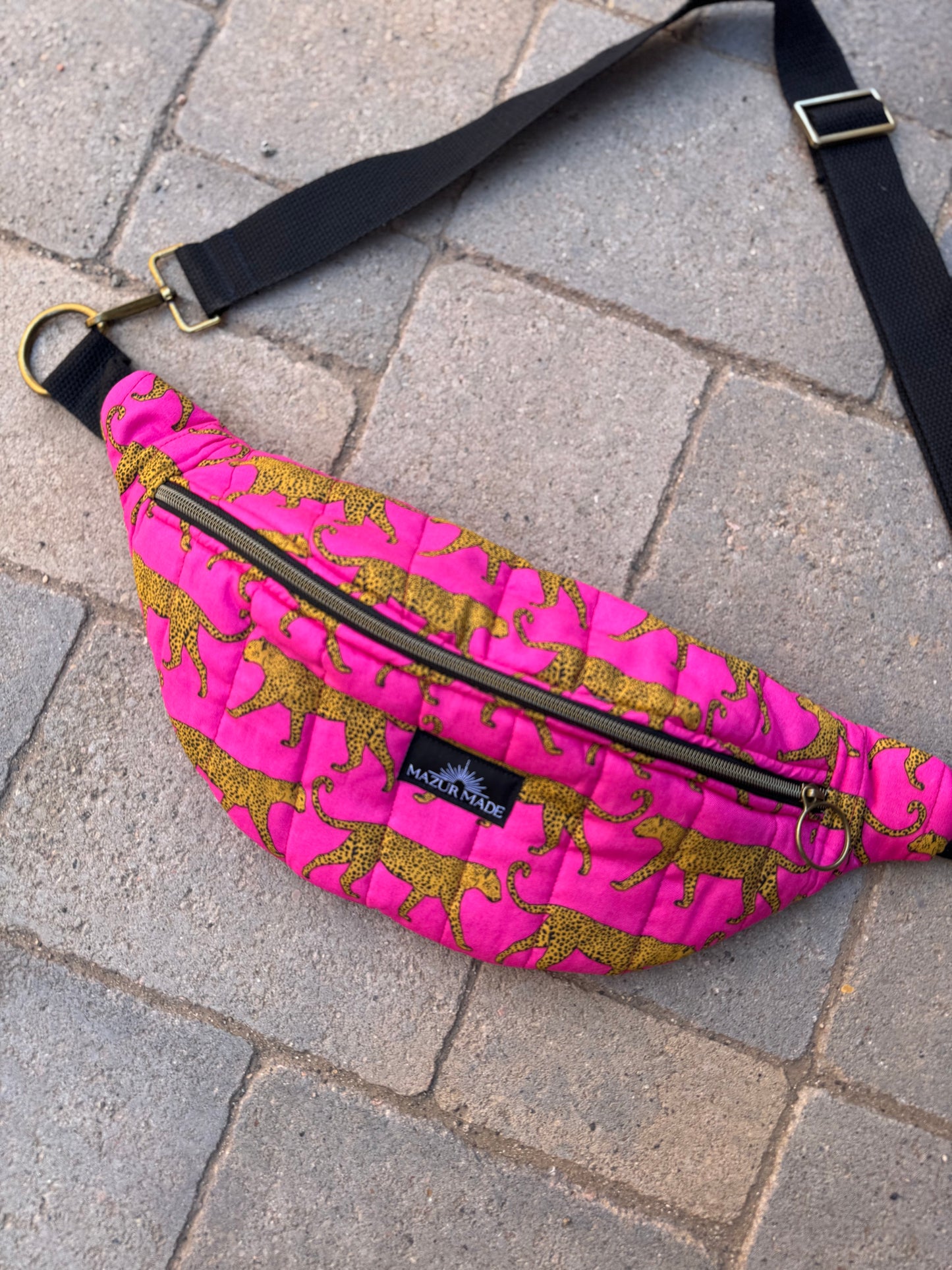Hot Pink Quilted Fanny Pack – Cheetah Parade
