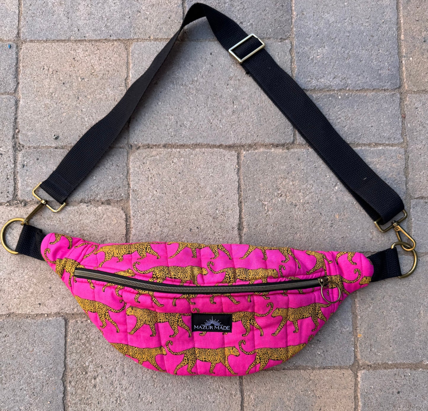 Hot Pink Quilted Fanny Pack – Cheetah Parade
