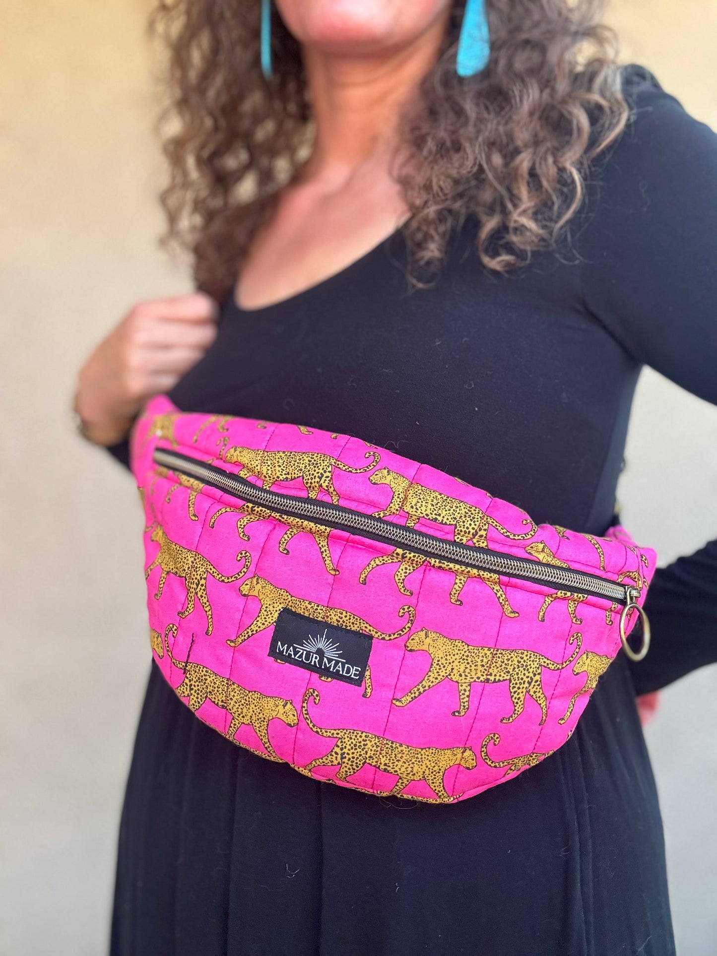 Hot Pink Quilted Fanny Pack – Cheetah Parade